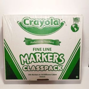 Crayola 200 Fine Line Classpack Markers